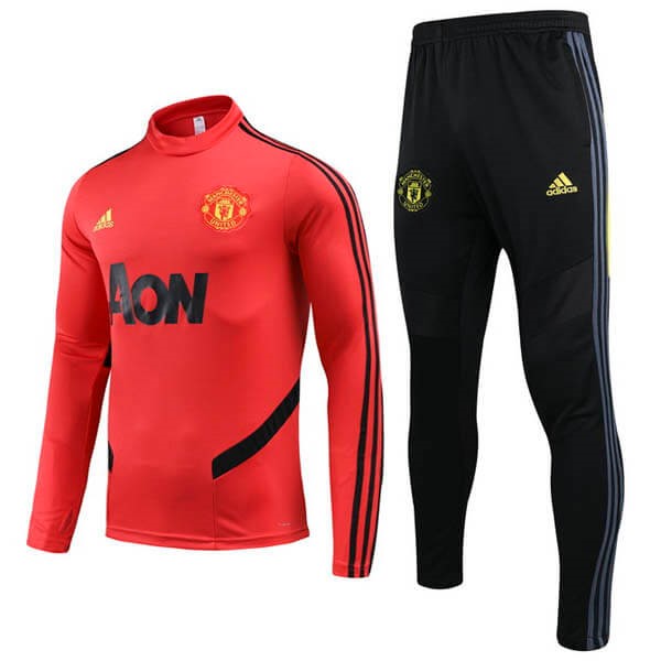 Chandal Manchester United 2020-2021 Rojo Negro Amarillo